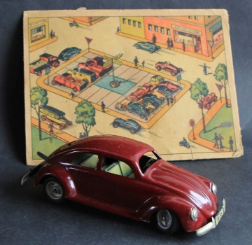 JNF Neuhiel Volkswagen Kdf 1939 "IN 35" Tinmodel with Frictiondrive and original boxtop (1316)
